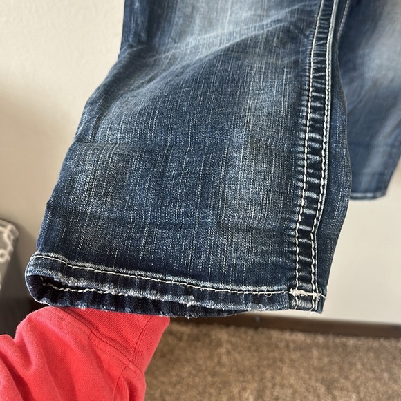 Rock Revival Women's Cadeau Easy Crop Capri Jeans Size 31 Dark Wash - Picture 6 of 16